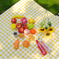 Manta De Picnic 150x200cm Impermeable Y Gruesa Para Playa Silla De Camping Alfombra De Campamento Cojín De Hierba - details 1