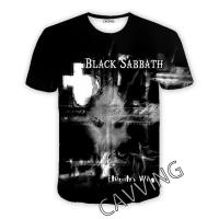 Camiseta Casual Para Hombres Y Mujeres Con Estampado 3D De BLACK SABBATHE Rock Manga Corta Negro Hip Hop Verano Transpirable Mecánica De Lavar Material Poliéster - details 6