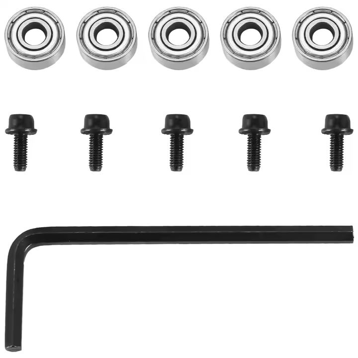 Juego de rodamientos de rodamiento superior para enrutador, Kit de accesorios de rodamiento de bolas, interior, exterior, 4,76mm, 12,7mm - 1
