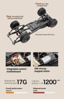 Coche RC 1:12 JJRC MN82/MN82S Retro Simulación Completa LC79 RTR 2.4G 4WD Motor 280 Juguetes De Camión Pickup Control Remoto Para Niños - details 8
