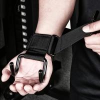 Gancho De Elevación Antideslizante Con Correa De Muñeca Para Agarre Fuerte Y Duro Accesorio De Gimnasio Universal De Poliéster - details 1