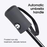 Parasol Automático Resistente Al Viento Para Hombres Y Mujeres Con Capa Negra Anti-UV Plegable 3 Veces Para Protección Contra Lluvia Y Sol 8 Viles Lujo - details 10