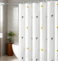 Cortina de Ducha Cortina de Baño Poliéster Impermeable Cortina Bañera con 12 Ganchos para Ducha y Baño 180x207CM - details 2
