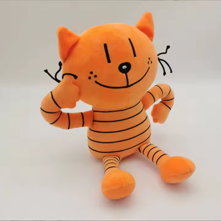 Juguete De Peluche Para Perros Y Gatos Anime Petey Cat Figuras De Peluche De Dibujos Animados Cojín Regalo De Cumpleaños Para Adultos Unisex Tamaño 25-30cm Relleno De Algodón PP - 1