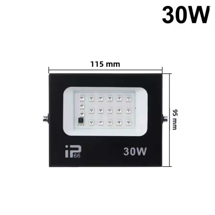 Lámpara De Inundación LED RGB 100W 50W 30W IP66 Impermeable Para Exterior Con Control Remoto Iluminación De Paisaje Moderna - 1