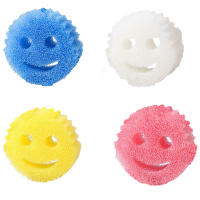 Esponja De Cocina Sonriente Para Lavar Platos Fuerte Esponja De Limpieza Para Cocina Y Baño Absorción De Aceite Y Grasa Durable Y Fácil De Limpiar Color Atractivo - details 2