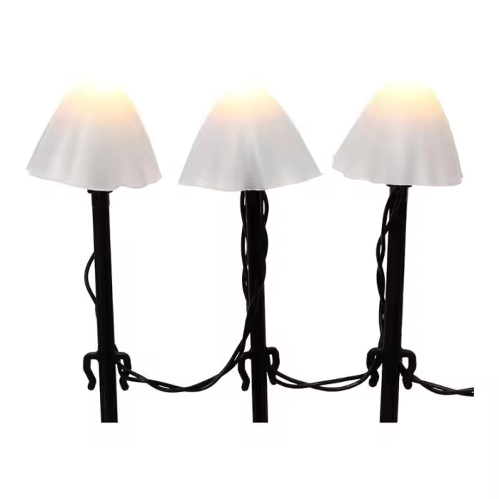 EDM Estaca LED Decorativa con Forma de Seta y 8 Funciones - EDM - 90752  Iluminación Exterior Guirnalda Led - 1