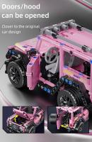 Juego De Construcción De Coche Off-Road Técnico Para Adultos Coleccionistas Juguete Deportivo Con Retroceso DIY Kit Para Niños Regalo De Navidad - details 3