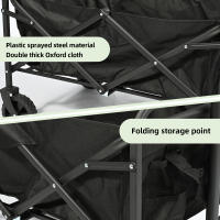 S7 STAR Carrito Plegable con Ruedas, Carrito Multiusos Ideal Playa, Compra, Jardín o Camping, Carro Playa Transporte Mango Ajustable, Carreta Multiuso con Bolsa de Cubierta 5in / 8in, Transporte Todoterreno de Herramientas - details 4