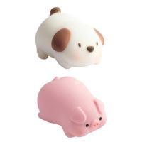 2PCS Juguetes De Sensación De Cerdo Y Perro Fidget Para Alivio Del Estrés Juguete De Estiramiento Y Succión Para Niños Y Adultos Divertido Y Calmante Para Mejorar La Concentración - details 13