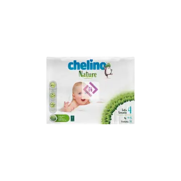 Pañales Chelino Nature T1 (1-3kg) - Pack 112 Unidades - Ecológicos Y Suaves