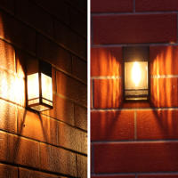 Lámpara Solar Exterior AK-5154 Impermeable Sensibilidad Al Sol Para Jardín Villa Nocturna Luz De Pared Cuadrada De Titanio - details 4