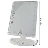Espejo de maquillaje con luces LED-Ajustable-Blanco - details 1