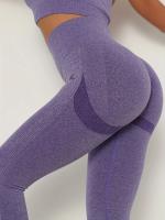 Leggings De Yoga Para Mujer Con Levantamiento De Glúteos Sin Costuras Cintura Alta Compresión Talla Ancha Pantalones De Actividad - details 4