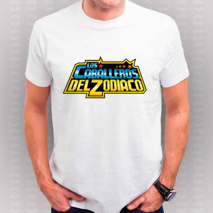 Revive the excitement of the legendary anime with this Saint Seiya graphic t-shirt by Kandala, crafted from 100% cotton for comfort, featuring a classic fit and a vibrant design that highlights the iconic logo, perfect for anime fans.