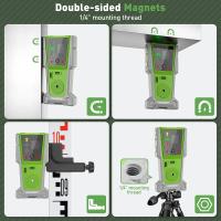 Detector De Nivel Láser Huepar Con Líneas De Pulso Y Doble Lámpara Buzzer De 90 dB Para Nivelación Vertical Y Horizontal - details 5