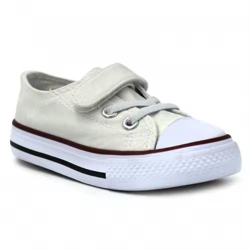 Zapatillas puntera velcro BUBBLE KIDS C510 en Blanco y Negro - 1