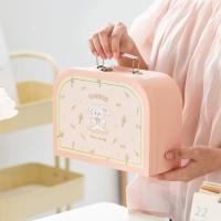 Caja De Almacenamiento Portátil Estuche De Papel Tamaño Small Organizador De Estación De Trabajo Para Regalos Y Tarjetas De Cumpleaños - details 3