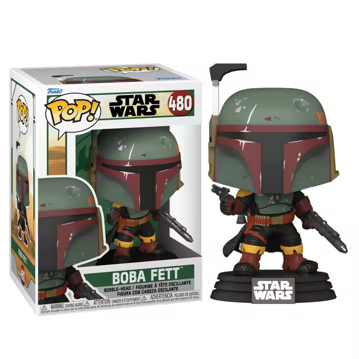 Figura Pop Star Wars The Book Of Boba Boba Fett-Figura de Vinilo Coleccionable - Idea de Regalo- Mercancia Oficial - Juguetes para Niños y Adultos - Movies Fans - Muñeco para Coleccionistas y Exposición - 1