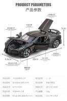 Modelo De Coche Bugatti 1:24 Con Voz Y Luz Coche De Juguete De Metal De Simulación Alta Colección Regalo Para Niños A409 Rojo Verde Azul Negro - details 5