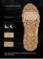 Botas De Desierto Para Hombre Antideslizantes Tácticas Impermeables Con Plataforma Botines De Motorbike Talla Grande Hasta 48 - details 7