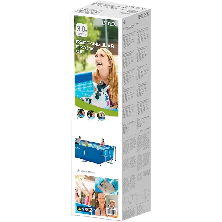 Intex 28272NP Small Frame - Piscina desmontable, 300 x 200 x 75cm, 3.834 litros - 1
