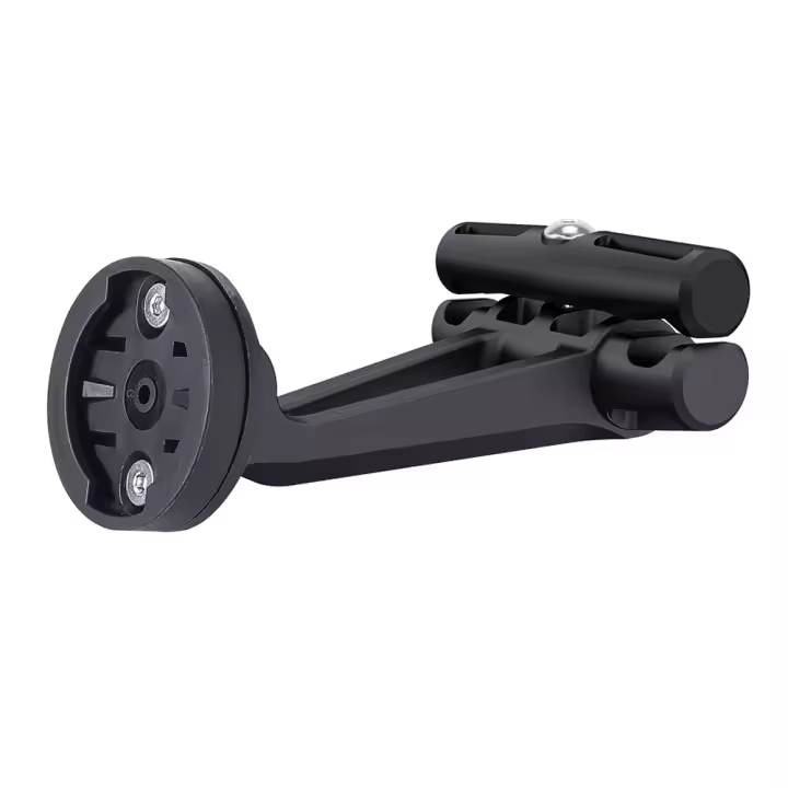 Soporte De Luz Trasera Para Sillín De Bicicleta 1/2Pcs Montaje En Barra De Sillín Antideslizante Para Garmin Varia Radar/Cámara De Acción Negro Aluminio ABS - 1