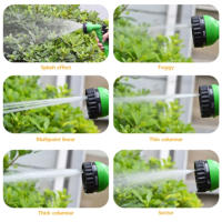 Tubo De Riego Jardín Expansible 25FT-200FT Con Pistola De Agua Alta Presión Herramienta Diaria Para Riego De Jardín Y Limpieza De Coches - details 2