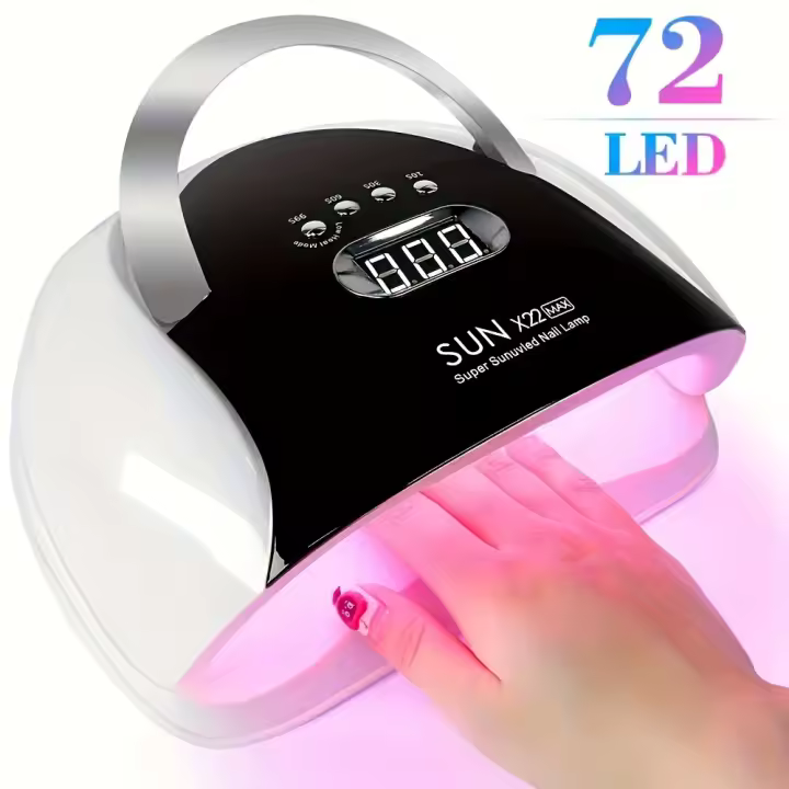 Lámpara UV LED Sun X22 Para Manicura Profesional Con 72 LEDs Secado De Esmalte De Gel Tiempo Automático Sensor Herramientas De Equipamiento - 1