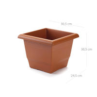 Banner - Macetero cuadrado de plastico