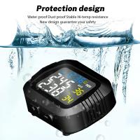 Sistema De Alarma De Presión De Neumáticos Para Motocicleta Con 2 Sensores Externos Monitor De Temperatura Y Nivel De Neumáticos En Tiempo Real - details 13