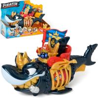 PIRATIX King Shark Golden Teeth – Tiburón articulado, con una jaula para capturar a los Piratix rivales. Contiene 1 tiburón, 1 Tesoro Exclusivo, 1 Piratix Exclusivo y 1 Accesorio - details 5