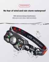 Lámpara De Cara Recargable Con Sensor De Movimiento IR LED Impermeable Para Camping Pesca Ciclismo Y Actividades Al Aire Libre - details 9
