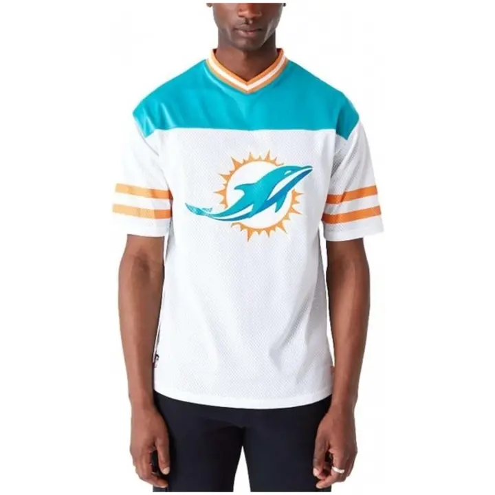 Camiseta de Manga Corta New Era Miami Dolphins Nfl Wordmark Graphic para hombre en color multicolor - 1