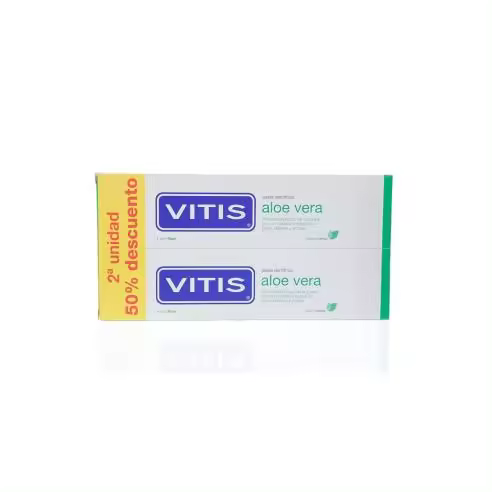 VITIS ALOE VERA PASTA DENTÍFRICA MENTA PACK 2X150 ML - 1