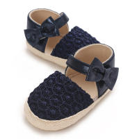 Zapatillas De Verano Para Bebés Niñas 0-18M Con Lazo Casual Sandalias Suave Cómodas Para Primeros Pasos Material Transpirable Tela Y Algodón - details 53
