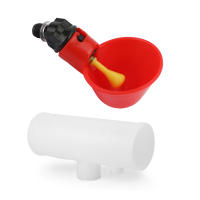 Areyourshop 4PCS Copas De Bebida Para Pollos Alimentadores Automáticos De Agua Suministro De Alimentos Para Ganadería - details 5