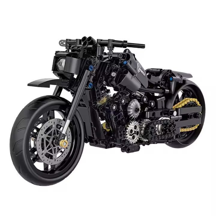 Conjunto De Bloques De Construcción De Motocicleta Técnica 586 Piezas Kit De Modelo Super Motocicleta Para Adultos Y Niños Juguete Artesanal Regalo Para Niños Hombres - 1