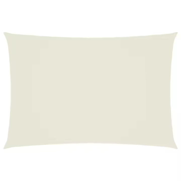 Toldo de Vela de Lona Oxford rectangular crema 2,5x4,5 m - 1