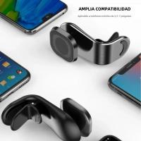 Soporte De Teléfono Móvil Para Coche Con Ventilador De Aire Montaje En Ventosa Rotación 360 Grados Compatible Con Xiaomi iPhone 15 Samsung - details 4