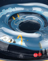 Anillo de natación para bebé Swimbobo, anillo de cuello inflable con dibujos animados espaciales para bebé recién nacido. - details 11