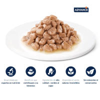 Advance Kitten Comida Húmeda para Gatitos con Pollo, 85gr, Nutrición Optima, Alimento Húmedo para Gatos Cachorros - details 1