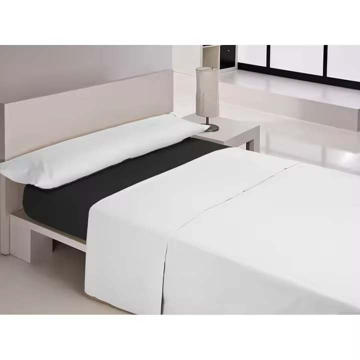 Sábana Bajera Ajustable Happy Home MIX COLORS Negro Cama de 160 160 x 200 + 30 cm - 1