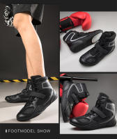 Zapatos De Lucha Profesional Para Niños Transpirables Y Antideslizantes Entrenamiento De Boxeo Y Lucha Deportiva Material Superior De Malla Suela De Goma Talla Verdadera - details 9