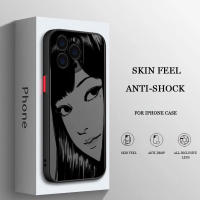 Funda De Teléfono Transparente Mate Para Apple iPhone 15 14 13 12 11 Mini XS XR X 8 7 pro Max plus Diseño De Cómic Thriller Junji Ito - details 2