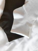 Geshop 6 Pares Calcetines Tobilleros Algodón Caña Media  Calcetines Transpirables Hombre Mujer  Color Negro, Blanco. - details 1