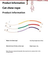 3 uds. juguetes de cuerda de algodón con 3 paquetes de hierba gatera para gatos, juguetes interactivos con fruta de matatabi plateada, ideales para gatitos, limpieza dental - details 4