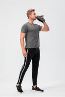 Pantalones De Running Para Hombre Ajustados Fitness Workout Sweatpants Deportivos Con Cierre De Cordón Trousers De Jogging - details 4