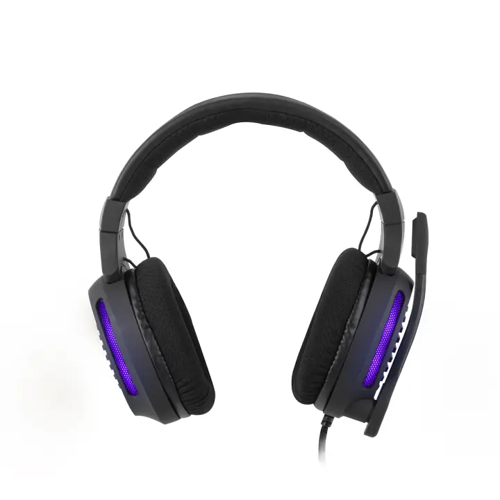 Auriculares Gaming Millenium Mh2advanced para PC-PS4-XONE-SWITCH-MOVIL con Cable de 2,2m Conexión USB 20 Ohmnios Retroiluminado Orejeras Aireadas - 1