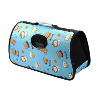 SMELL & SMILE Transportadoras Gatos Trasportín Gatos Portátil y Transpirable Bolsa de Tela para Mascotas Perros Gatos Animales Color Aleatorio(L 50x25x27CM) - details 3